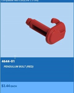 Pendulum bolt L4644-01 for Penduval 2 / Pekino 2